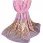 2017 Womens Luxury Chiffon Scarf Elegant Golden Peacock Veil Scarves Shawl Stole Soft Long Wraps Sca
