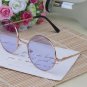 Women Multi-Color Round Sunglasses Golden Frame Glasses Shades Hippie Lennon Vintage Steampunk Unise