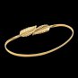 Women Leaf Design Belt Metal Leaves Cummerbund Clasp Front Stretch Waistband Gold Silver elastic Wai