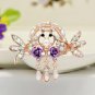 Luxury plating Golden hollow Hair claw Clips Flowers Crystal Crab claw hairpins Pendant with claw cl