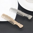 Small Hair Comb Shape Golden Silver Hair Clips and Pins  Barrettes for Women Fashion Headwear Hair A