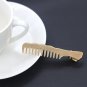 Small Hair Comb Shape Golden Silver Hair Clips and Pins  Barrettes for Women Fashion Headwear Hair A