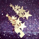 Hair accessories with metal golden multi- pentagrams designed hair clip hairpin lady women