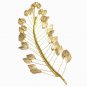 New Women Golden Leaves Frontlet Hair Accessories For Bride Wedding Headdress Vintage Leaf Hairband 