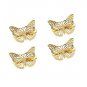 2PCS/1Pack Golden Silver Black Color Butterfly Hair Clip Hair Accessories Bride Headwear Hair Clips