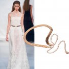 2017 Womens Belts Golden Color Metal Belt Women Ladies Snake Bones Chain Waist Strap Trendy Body Cha