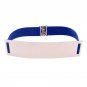 New Arrival Metallic Bling Plate Wide Band Elastic Mirror Golden Metal Waist Belt Fashion Women Acce