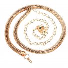 2016 Trendy Fashion Womens Belts Golden Color Metal Belt Women Ladies Snake Bones Chain Waist Strap 