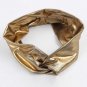 Twisted Cross Bronzing Headband For Women Lady Gold Silver Stretch Bow Hair Band Hair Accessories He