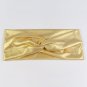 Twisted Cross Bronzing Headband For Women Lady Gold Silver Stretch Bow Hair Band Hair Accessories He