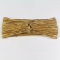 Twisted Cross Bronzing Headband For Women Lady Gold Silver Stretch Bow Hair Band Hair Accessories He