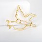 5 Patterns Moon Key Wing Deer Bird Hollow Metallic Golden Silver Hairgrips Hair Clips and Pins for W