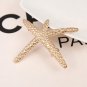 Patterns Stars Starfish Golden Metallic Hair Clips Women Fashion Elegance Lady Barrettes Headbands F