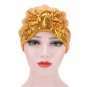 Punk Fashion Silver Color Sequin Women Warp Headwear Headwrap African Head wrap Twist Hair Band Blac