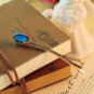 Colorful Shining Oval Stone Fancy Crystal Long Golden Hair Clips and Pins Women Fashion Headwear Ha