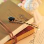 Colorful Shining Oval Stone Fancy Crystal Long Golden Hair Clips and Pins Women Fashion Headwear Ha