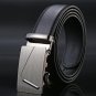 New men`s casual cow genuine leather belts strap male belt golden automatic buckle cinto masculino B