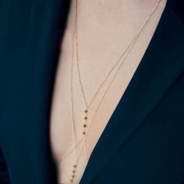 Multilayer Sexy Gold Silver Alloy Beaded Crossover Beyonce Body  Women Wholesale 2017 New