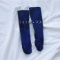 2017 New Winter Autumn Chic Striped Velvet Silver Knee-socks Women Female Glitter Elastic Vintage
