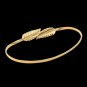 Women Leaf Design Belt Metal Leaves Cummerbund Clasp Front Stretch Waistband Gold Silver Elastic Wai