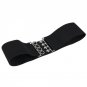 1 pcs Elegant Women Lady Girls Black Silver Buckle White Wide Stretch Elastic Corset Waist Belts Wa