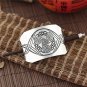 Women Vintage Ethnic Pattern Hair Sticks Bohemian Geometric Hair Clips Claws High-polished Silver Pl