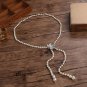 HooltPrinc New Fashion Small silver Buckle Inlaying Rhinestone Pearl Elastic Belts For Women all-mat