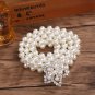 HooltPrinc New Fashion Small silver Buckle Inlaying Rhinestone Pearl Elastic Belts For Women all-mat