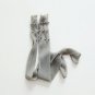 Hot Glitter Mesh Silver Beads Sock Women Shiny Harajuku Soft Ankle Socks Funny Transparent Gauze Fis