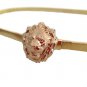 Gold lion head belt fashion metal elastic chain belts for women silver punk ceinture femme fun choke