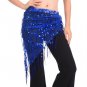 Belly Dance Gold/Silver Tassle Belt 1.45m Hip Scarf Wrap Dancing Costume Fashion Sexy Women Scarves