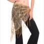 Belly Dance Gold/Silver Tassle Belt 1.45m Hip Scarf Wrap Dancing Costume Fashion Sexy Women Scarves