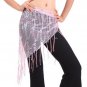 Belly Dance Gold/Silver Tassle Belt 1.45m Hip Scarf Wrap Dancing Costume Fashion Sexy Women Scarves