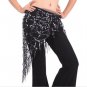 Belly Dance Gold/Silver Tassle Belt 1.45m Hip Scarf Wrap Dancing Costume Fashion Sexy Women Scarves