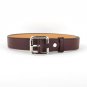 New Design gold pin buckle belt silver square buckles trendy black leather strap belts brown waistba