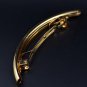 Comfortable Women Hair Clips Girls Punk Metal Gold/Silver Plated Plain ARC Tube Big Hairgrip Hair Cl