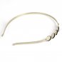 Iron Based Alloy Headband Round Silver Tone Color Antique Bronze Cabochon Settings (Fits 12mm Dia.) 