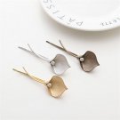Leaves Girls Hairpins Zinc Hair Clips Findings Headwear Fashion Women Hair Accessories Jewelry Silve