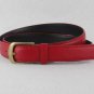 Hot Selling Fashion brand red black leather women belt wide silver metal pin buckle vintage belts fo