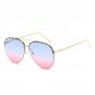 OUTEYE Luxury Oversized Pilot Sunglasses Women UV400 Retro Brand Designer Big Frame Sun Glasses Fema