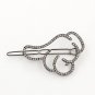 Hollow Thumbs Up Gold Color Silver Black Full Crystal Hair Clips and Pins Metallic Barrettes Headwea