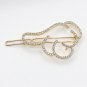 Hollow Thumbs Up Gold Color Silver Black Full Crystal Hair Clips and Pins Metallic Barrettes Headwea