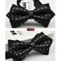 34 style summer men\'s neckwear neck self gold bow tie silver black silk fashion casual male pink bo