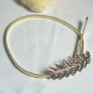New Fashion Vintage Women Skinny Elastic Belt Leaf Design Clasp Stretch Metal Gold / Silver Waist Be