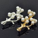 2017 Plum Pearls Hair Clips Lady Headwear Girls New Design Branches Hair Accessories Women Hairpins 