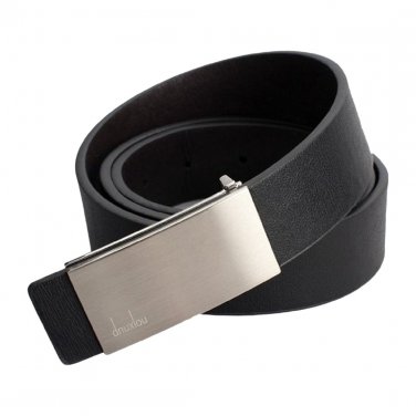 dnuxlou Women Automatic Buckle Leather Band Formal Life Belt (Silver)
