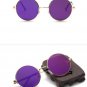 Vintage Steampunk Round Alloy Frame Sunglasses Men Brand Designer Women Round Sun Glasses Mirror Out
