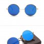 Vintage Steampunk Round Alloy Frame Sunglasses Men Brand Designer Women Round Sun Glasses Mirror Out