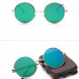 Vintage Steampunk Round Alloy Frame Sunglasses Men Brand Designer Women Round Sun Glasses Mirror Out