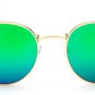 Men Luxury Brand Sunglasses Women 2016 Round Rose Gold Sunglasses HD Flat Lens Couple Sun Glasses Lu